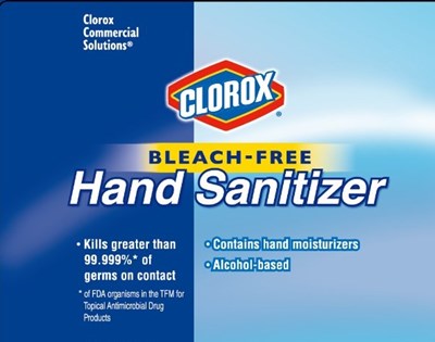 Principal Display Panel Label (Bleach Free Sanitizer)